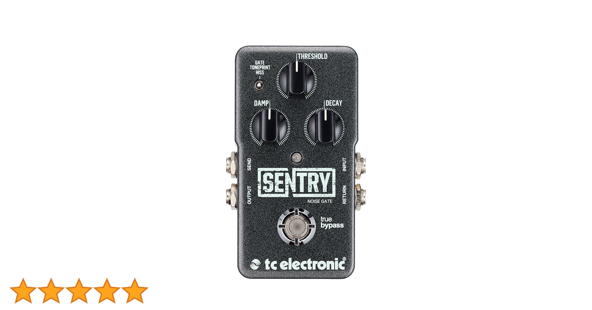 TC Electronic Sentry Noise Gate Pedal para guitarra/baixo : Amazon TC Electronic Sentry Noise Gate Pedal para guitarra/baixo : Amazon